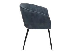 Silla de comedor MCW-O28 (juego de 6), azul