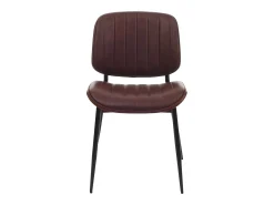 Silla de comedor MCW-O44 (set de 2), aspecto nogal, marrón vintage