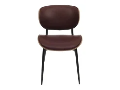 Silla de comedor MCW-O45 (set de 2), natural, marrón vintage