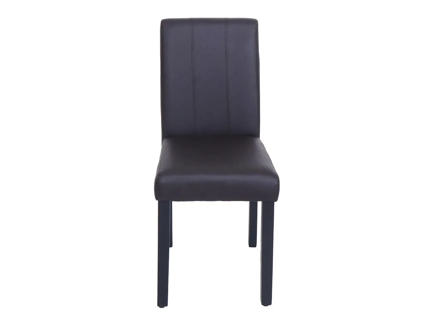 Silla de comedor MCW-O65d (juego de 2), marrón
