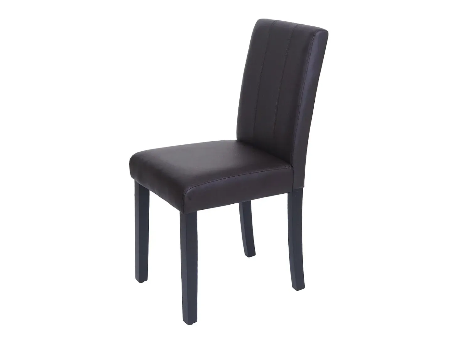 Silla de comedor MCW-O65d (juego de 2), marrón