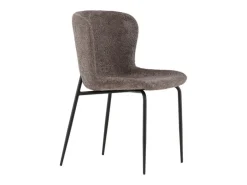Silla de comedor Modesto marrón.