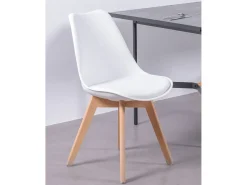 Silla de comedor nórdica - Verona - Blanco