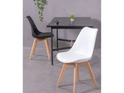 Silla de comedor nórdica - Verona - Blanco