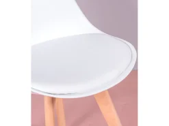 Silla de comedor nórdica - Verona - Blanco