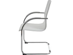 Silla de comedor Perm (set de 2), blanco