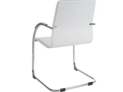 Silla de comedor Perm (set de 2), blanco