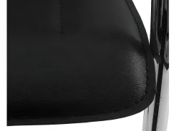 Silla de comedor Perm (set de 2), negro