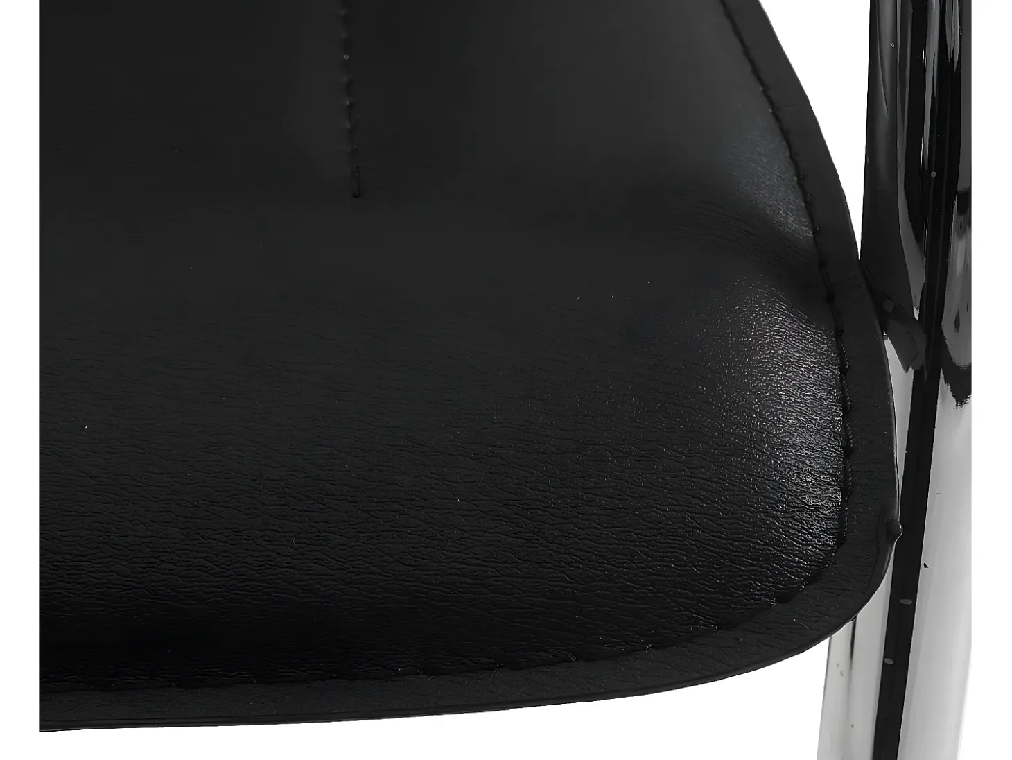 Silla de comedor Perm (set de 2), negro