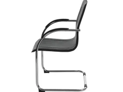 Silla de comedor Perm (set de 2), negro