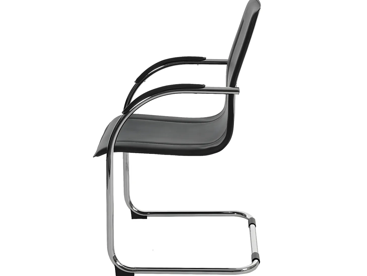 Silla de comedor Perm (set de 2), negro