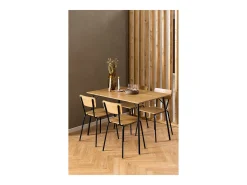 Silla de comedor peru madera natural.