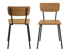 Silla de comedor peru madera natural.