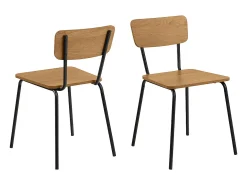 Silla de comedor peru madera natural.