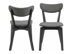 Silla de comedor Roxby gris.