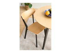 Silla de comedor Roxby natural.