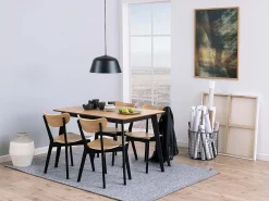 Silla de comedor Roxby natural.