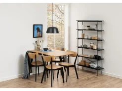 Silla de comedor Roxby natural.