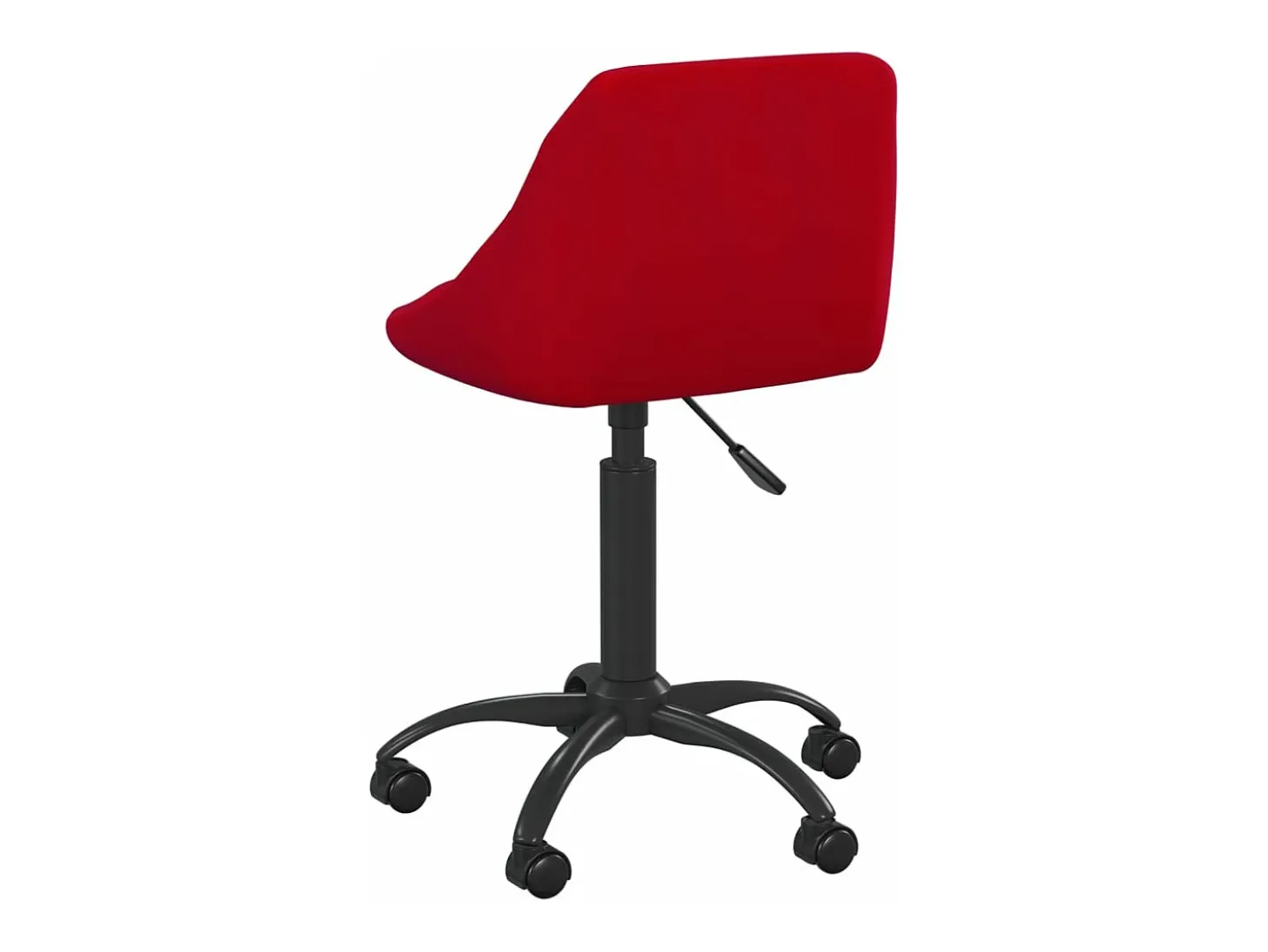 Silla de comedor terciopelo rojo tinto