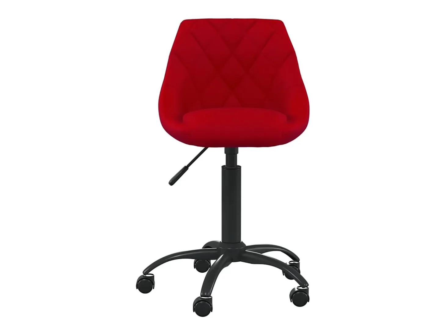 Silla de comedor terciopelo rojo tinto