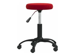 Silla de comedor terciopelo rojo tinto