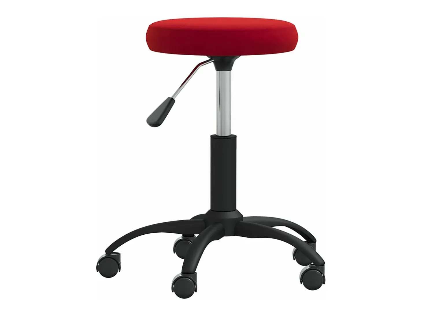 Silla de comedor terciopelo rojo tinto
