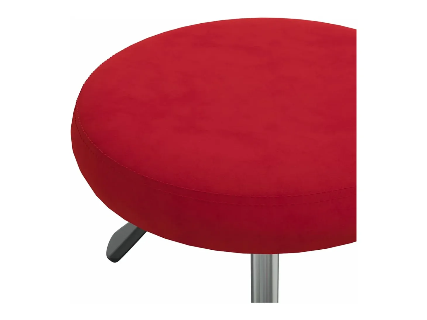 Silla de comedor terciopelo rojo tinto