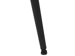Silla de comedor usada con reposabrazos marrones.