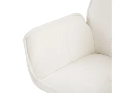 Silla de comedor 61x92,5x57,5 cm blanco