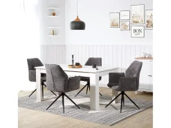 Silla de comedor 61x92.5x60 cm gris Eames