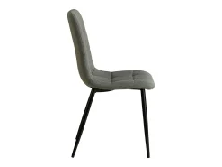Silla de comedor 43,5x88x50 cm gris eames