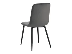 Silla de comedor 43,5x88x50 cm gris Eames