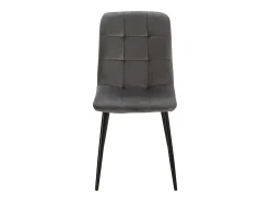 Silla de comedor 43.5x88x50 cm gris Eames