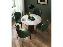 Silla de comedor 52x55x79 cm verde Ekho