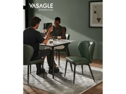 Silla de comedor 52x55x79 cm verde Ekho