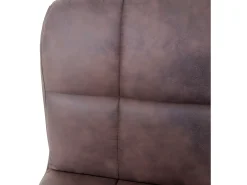 Silla de comedorCadiz (set de 2), vintage marrón oscuro