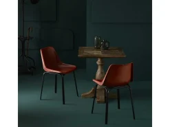 Silla de cuero L45 cm - ROCKIE
