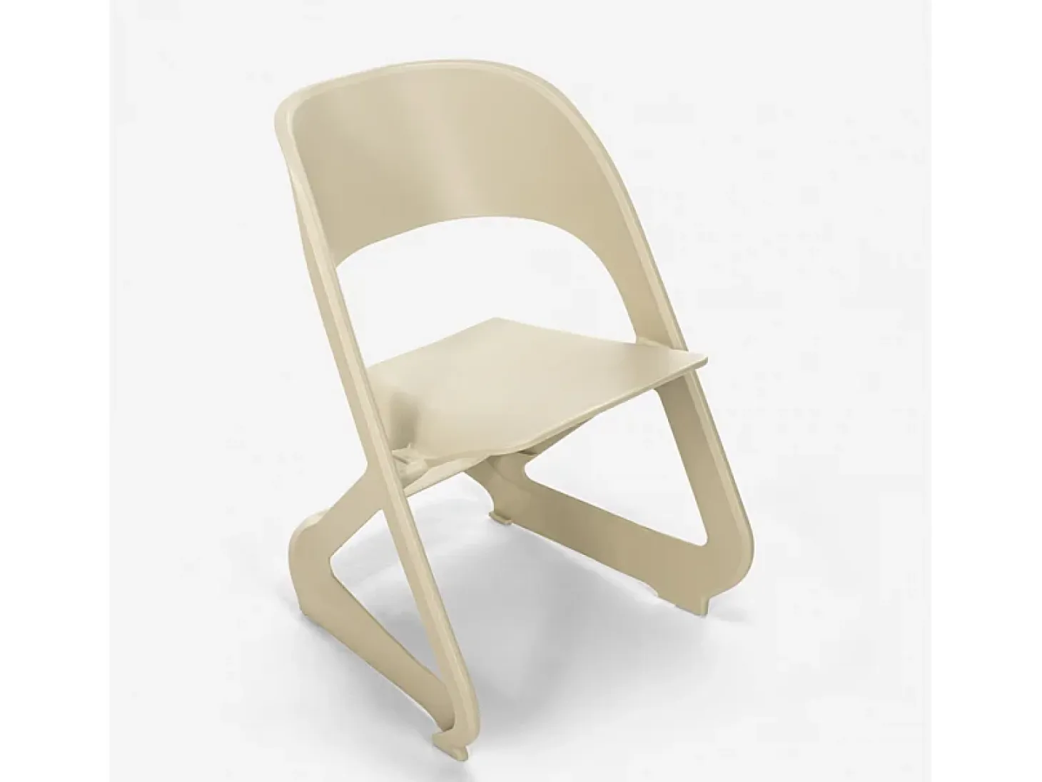 Silla de diseño apilable para bares, fiestas y eventos públicos plástico Nest - Beige