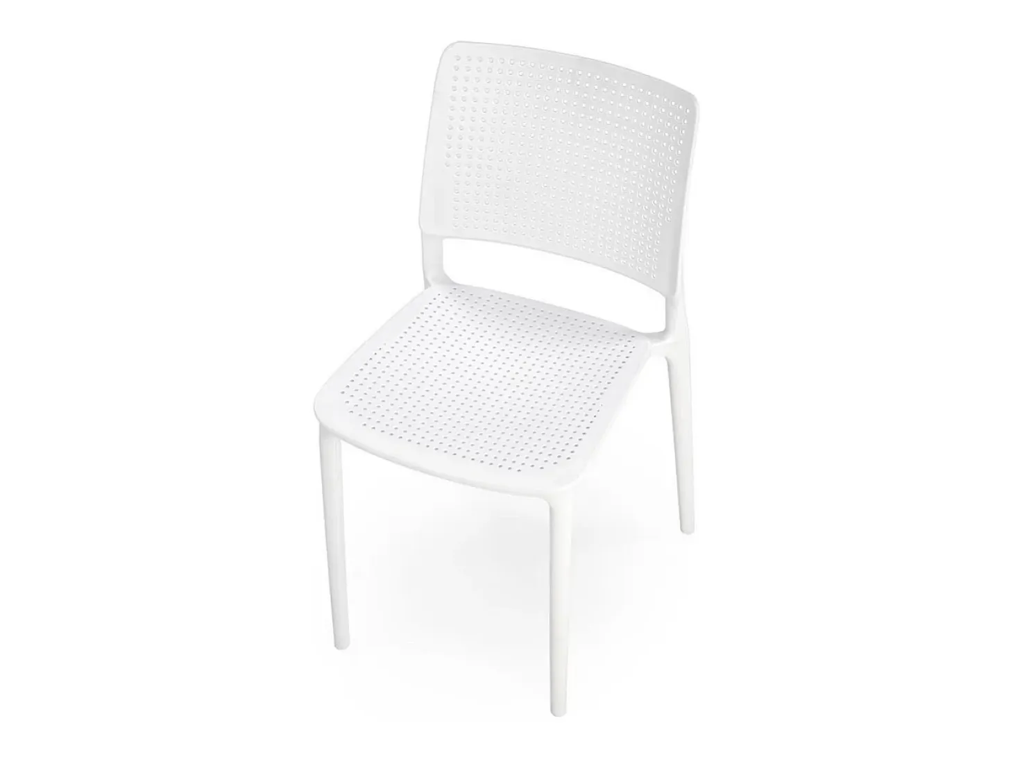 Silla de diseño Samba de polipropileno blanco