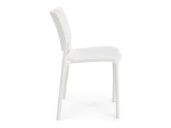 Silla de diseño Samba de polipropileno blanco
