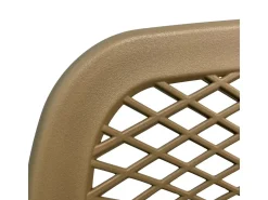 Silla de exterior Garona Light taupé 82x51x60 cm