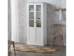Silla De Madera Y Asiento De Ratan