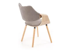 Silla de madera/tela 56 x 77 cm
