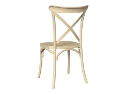 Silla de plástico beige sprint polipropileno apilable