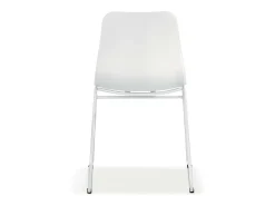 Silla de polipropileno MARIE para comedor, bar, café, color: blanco.