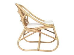 Silla de ratán lino ES84626