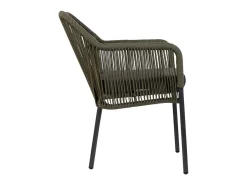 Silla de ratán verde para el hogar
