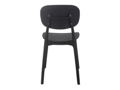 Silla diseño moderno polipropileno cocina exterior comedor Nantes - Negro