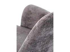 Silla giratoria de acero 58 x 88 cm