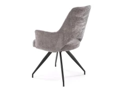 Silla giratoria de acero 58 x 88 cm